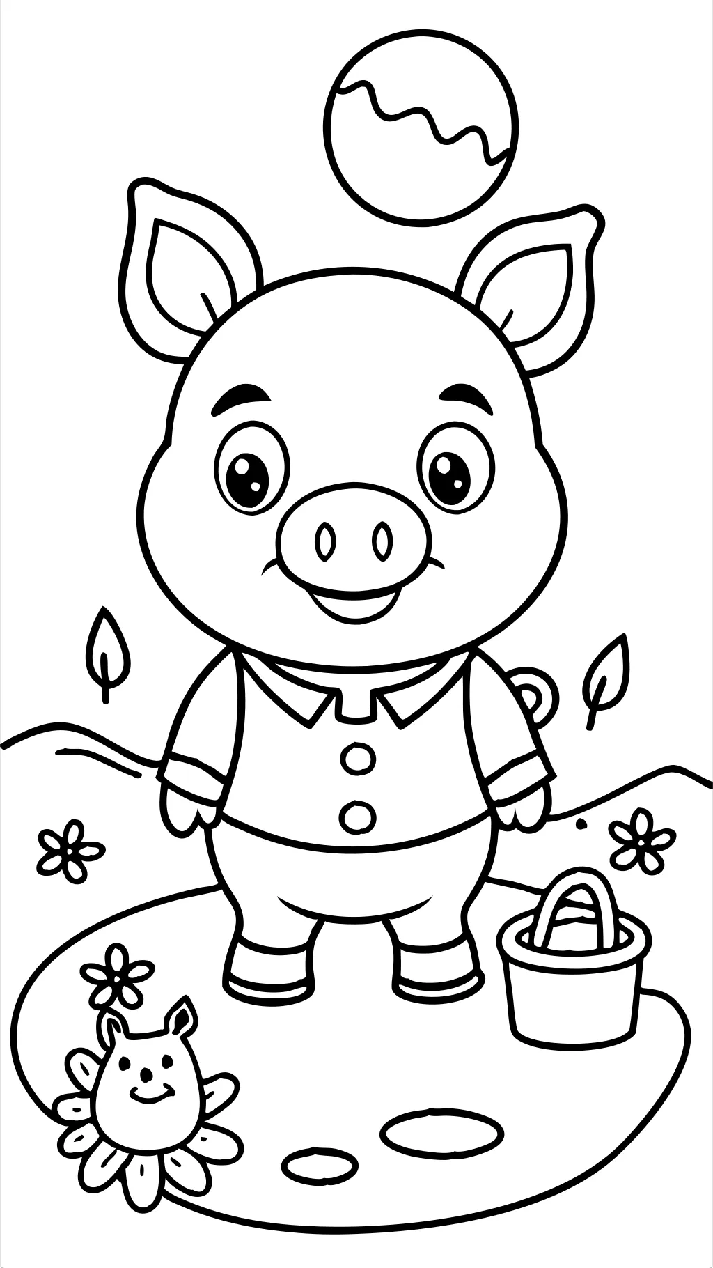 coloriages de porcs